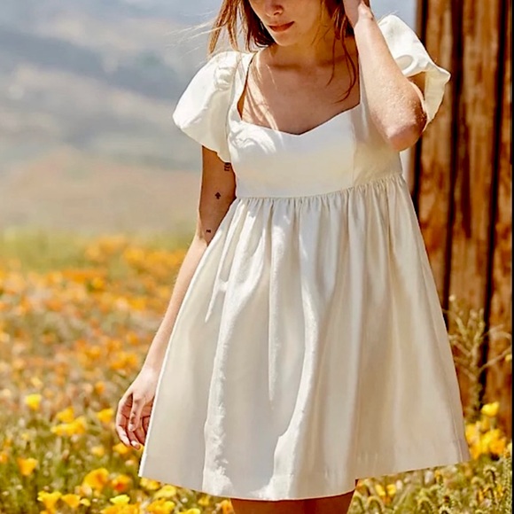Free People Puff Mini Dress - Picture 1 of 10